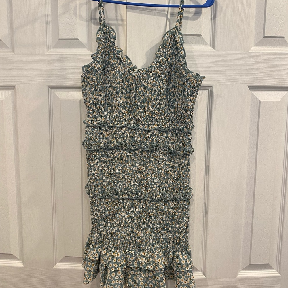 Smocked Daisy Mini Dress